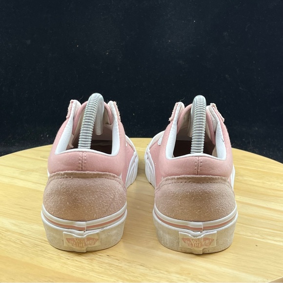 Vans Old Skool Light Pink Suede Low Top Skate Sneaker Rare | Wmns Size 7 - Picture 6 of 10